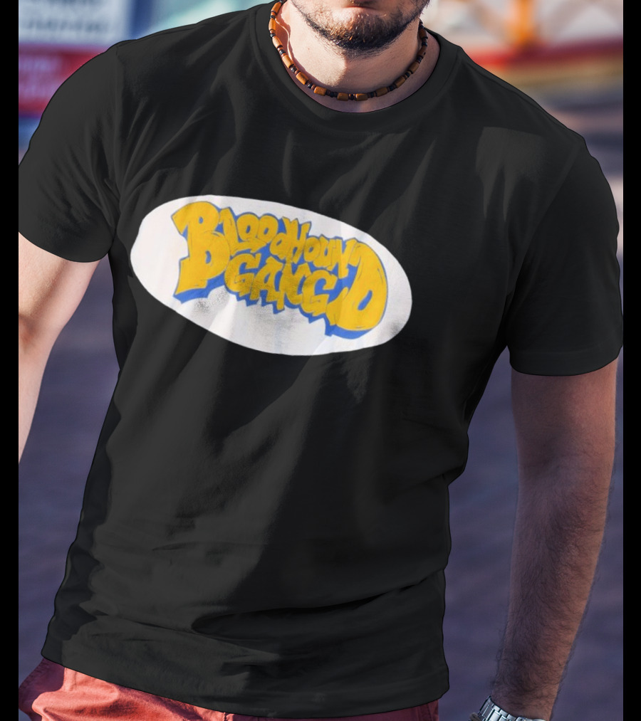 Bloodhound Gang Bold Yellow And Blue T-Shirt