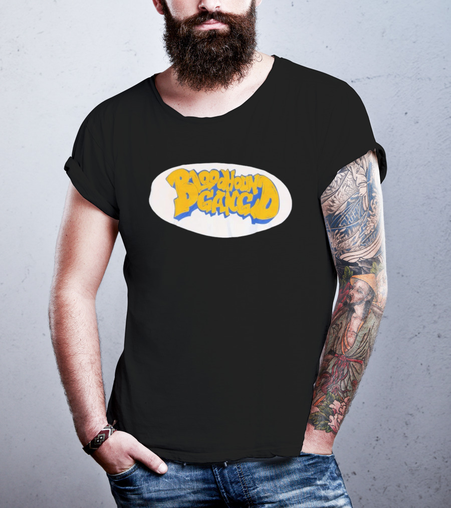 Bloodhound Gang Bold Yellow And Blue T-Shirt