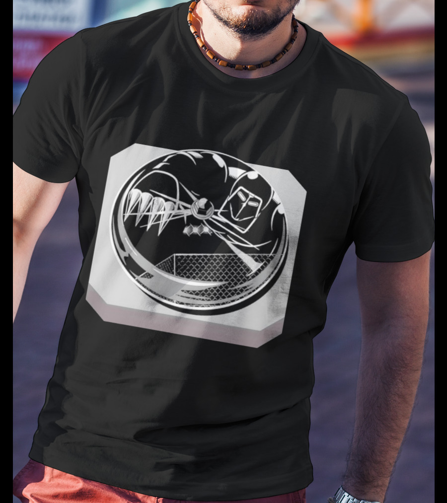 Goal Warrior Helmet Mask Soccer Parachutes Arena Bolts T-Shirt