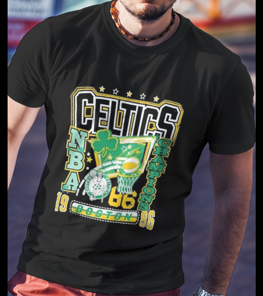 Celtics NBA Champions 1986 Boston '47 Collection T-Shirt