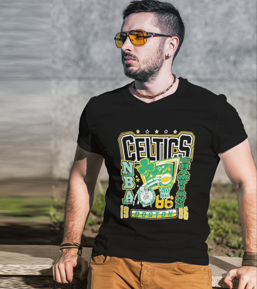 Celtics NBA Champions 1986 Boston '47 Collection T-Shirt