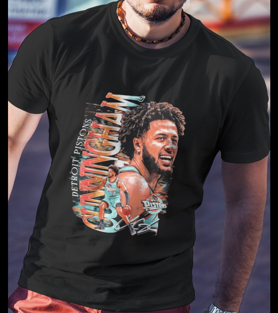 Cade Cunningham Detroit Pistons CUNNINGHAM Pistons T-Shirt
