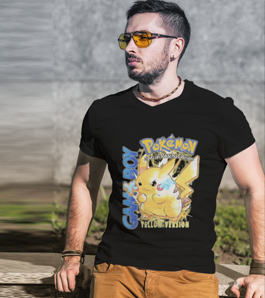 Game Boy Pokémon Special Pikachu Edition Yellow Version T-Shirt