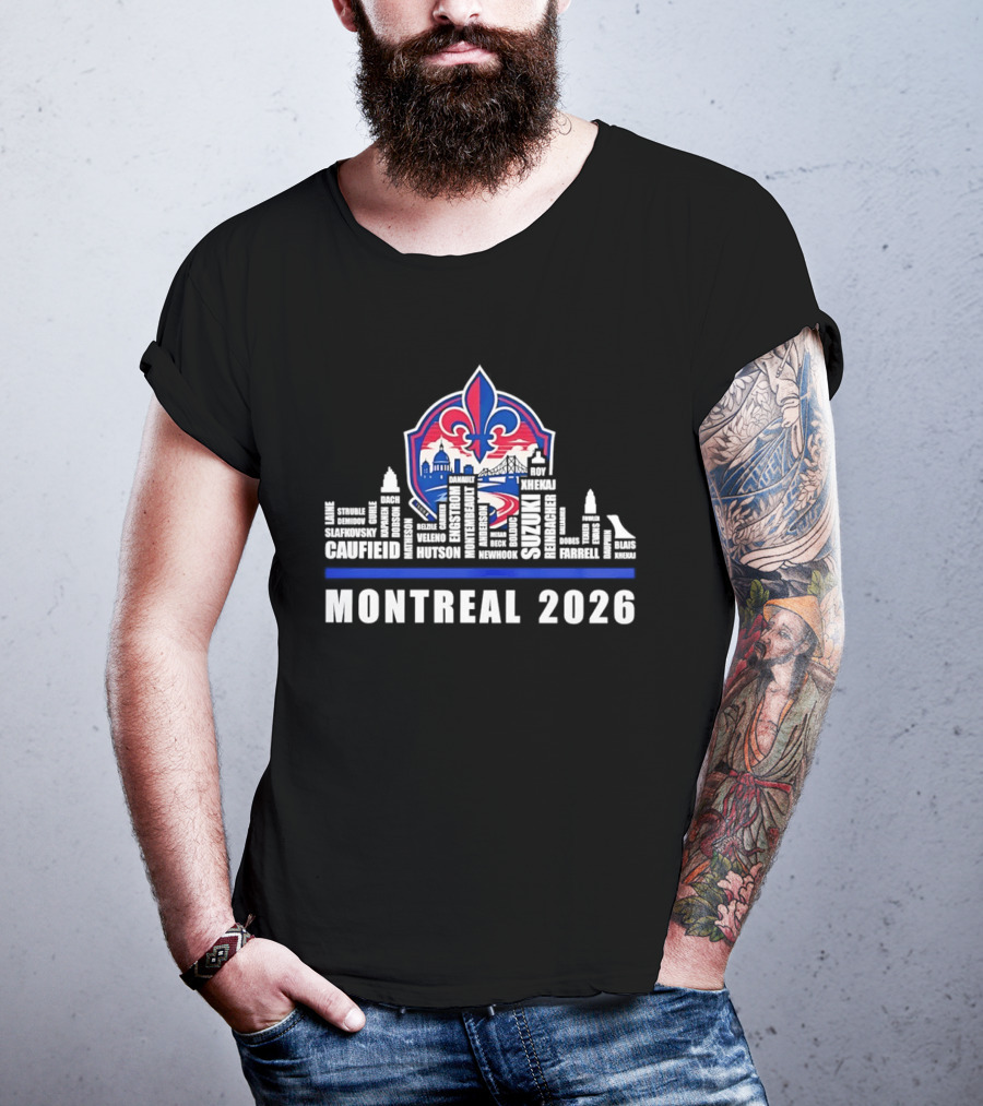 Caufield Suzuki Slafkovsky Montreal 2026 NHL Laine Struble Demidov Guhle T-Shirt