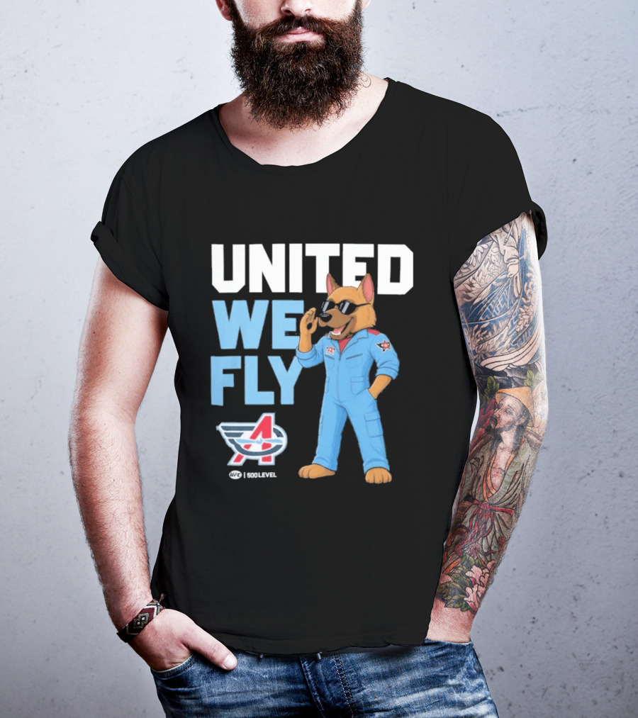 United We Fly Columbus Aviators UFL Maverick Navy T-Shirt