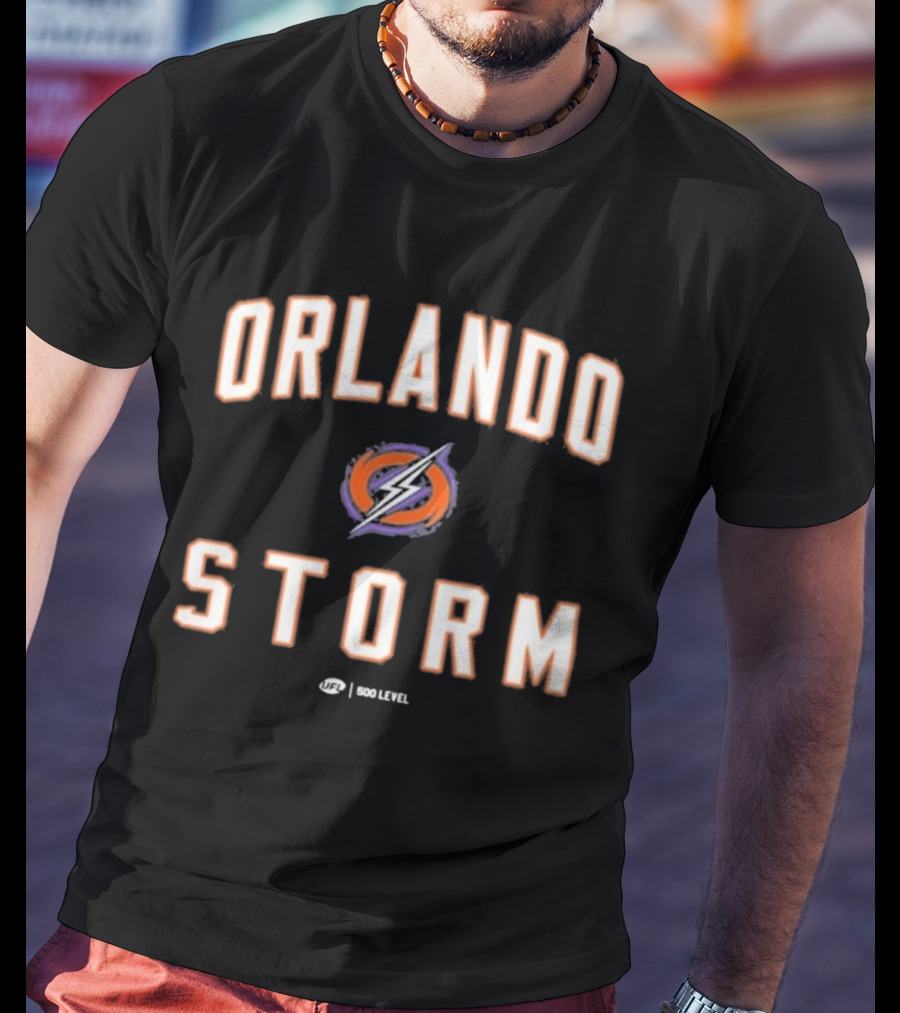 Orlando Storm UFL Good Level Purple Lightning T-Shirt