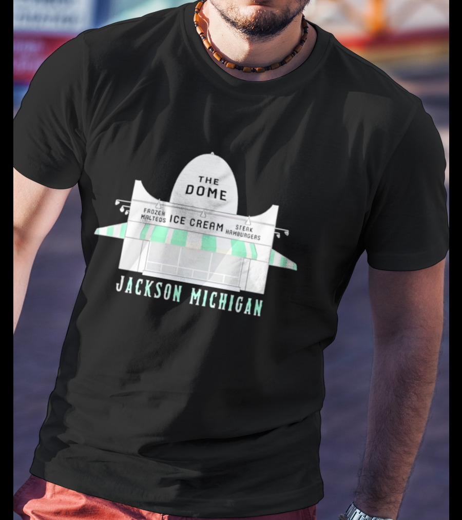 The Dome Ice Cream Shop Jackson Michigan T-Shirt