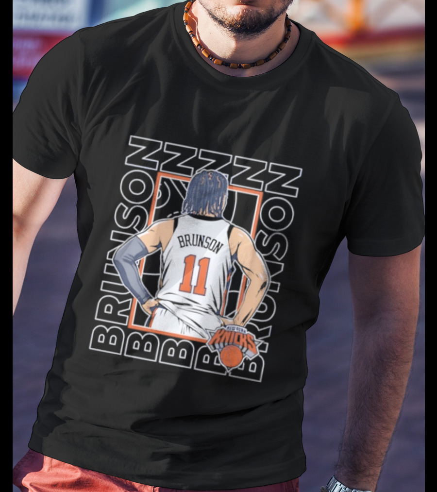Jalen Brunson New York Knicks ZZZ ZZZ 11 Basketball Star T-Shirt