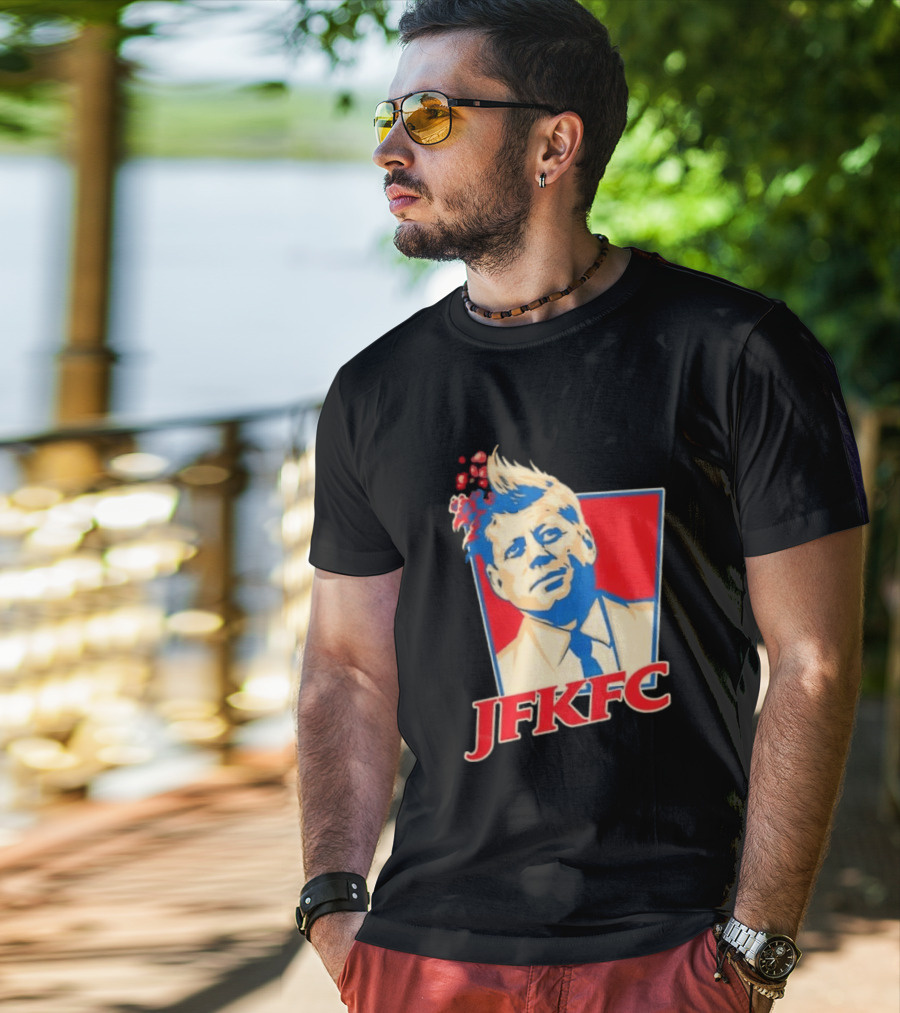 JFKFC John F. Kennedy KFC Mashup T-Shirt