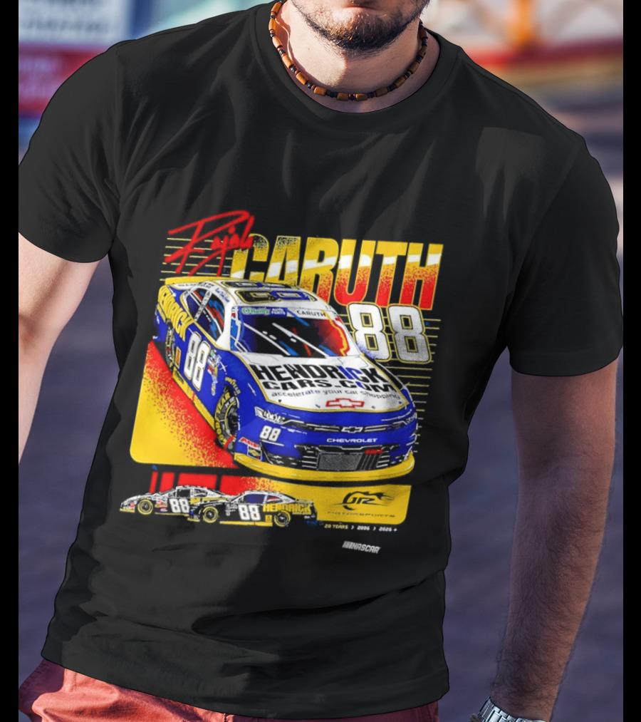 Ralph Caruth 88 Hendrick Cars.com Chevrolet Motorsports NASCAR Racing T-Shirt