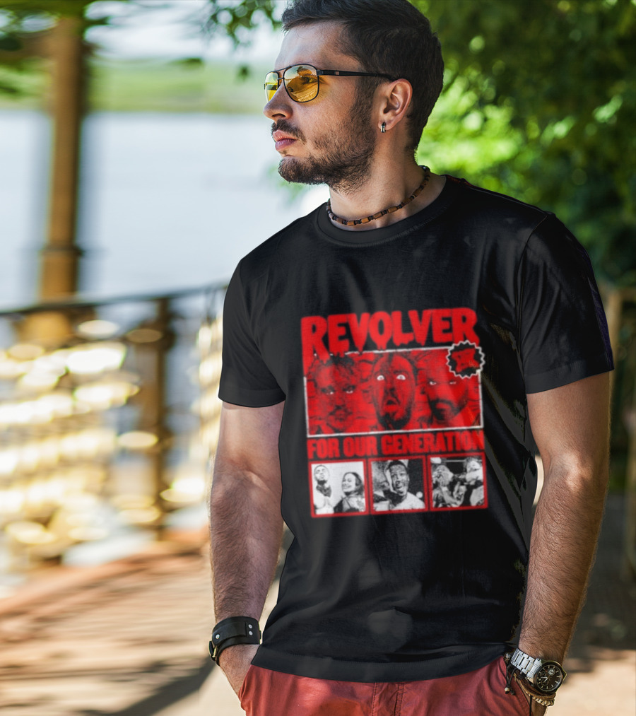 Revolver Horror Faces For Our Generation T-Shirt