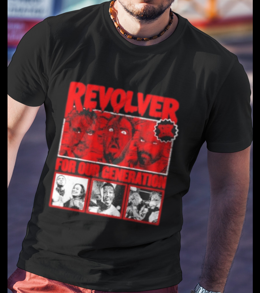 Revolver Horror Faces For Our Generation T-Shirt