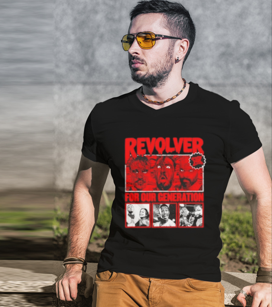 Revolver Horror Faces For Our Generation T-Shirt