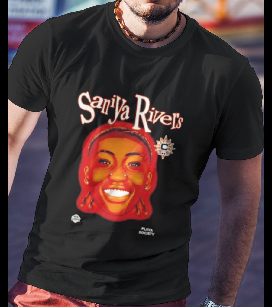 Saniyya Rivers Connecticut Sun Player Galaxy Big Head T-Shirt