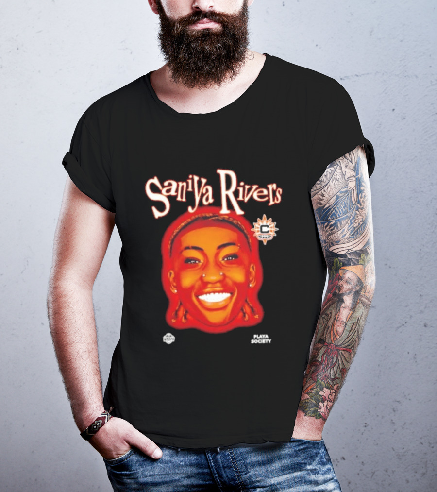 Saniyya Rivers Connecticut Sun Player Galaxy Big Head T-Shirt
