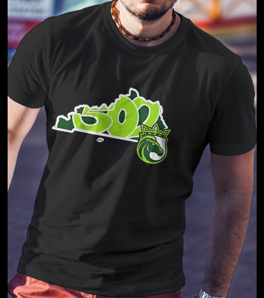 Louisville Kentucky 502 Xtreme United Football UFL Dragon Crest T-Shirt
