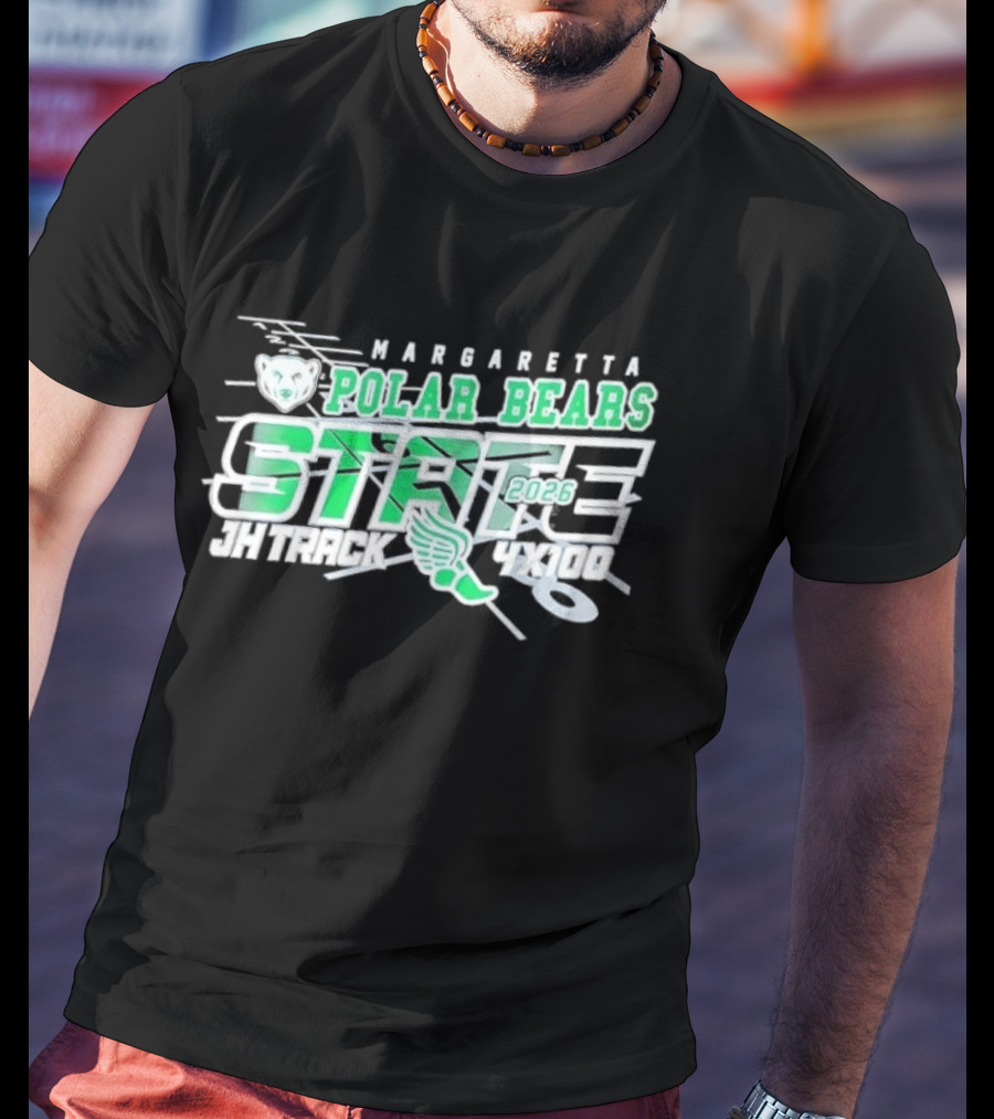 Margaretta Polar Bears 2026 State Track JH Winged Foot T-Shirt