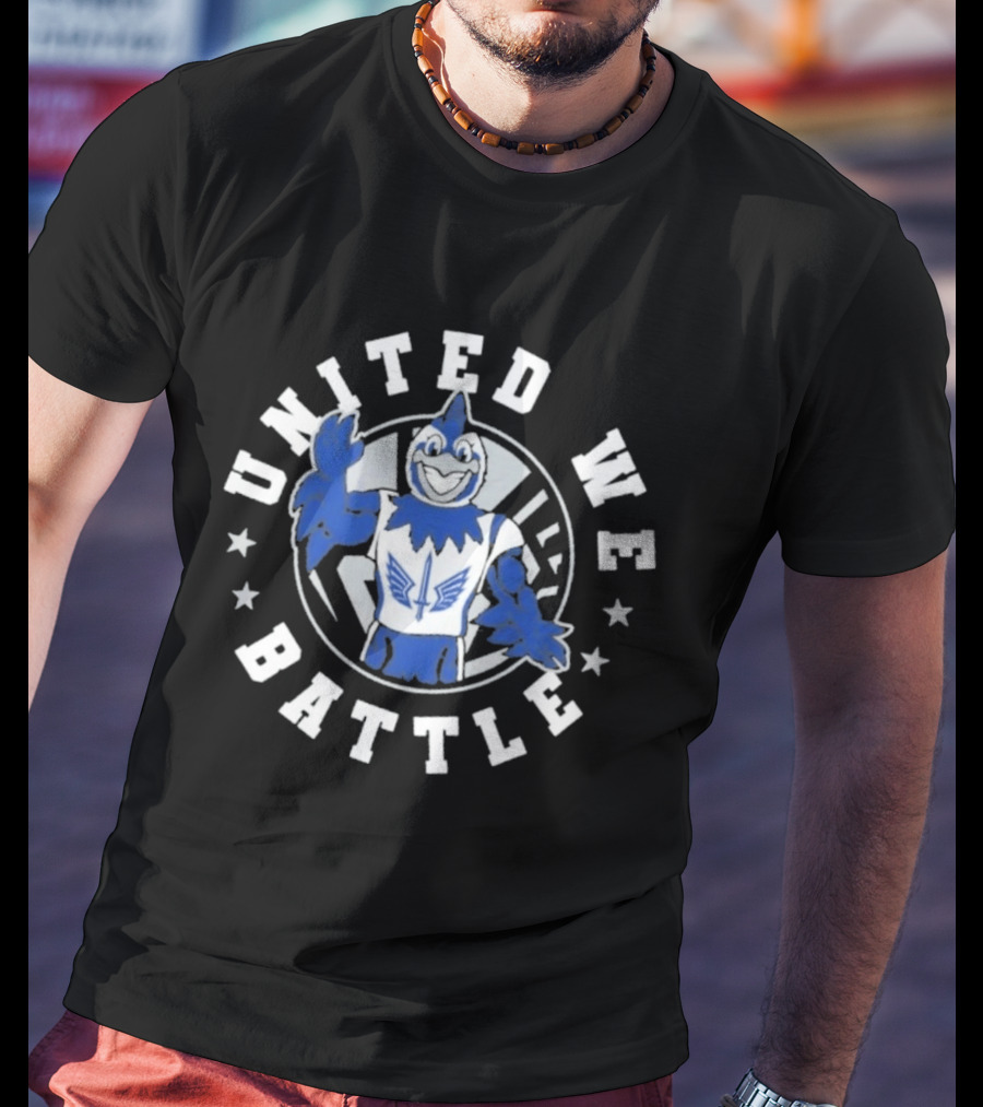 St. Louis Battlehawks Mascot United We Battle UFL T-Shirt