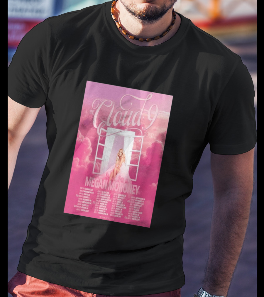 The Cloud 9 Tour Megan Moroney Chicago June 02 2026 T-Shirt