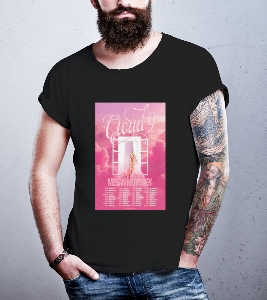 The Cloud 9 Tour Megan Moroney Chicago June 02 2026 T-Shirt