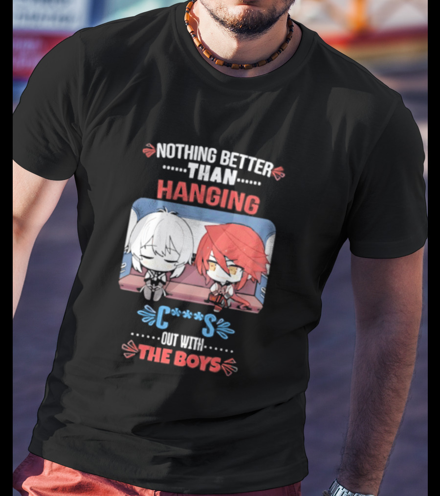 Stelle And Himeko Nothing Better Than Hanging Out With The Boys T-Shirt