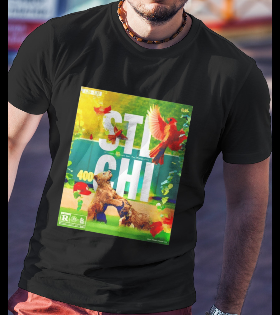 STL CHI St Louis Cardinals Vs Chicago Cubs 400 Stadium Rivalry 9 25 31 T-Shirt
