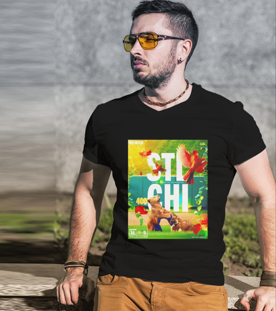 STL CHI St Louis Cardinals Vs Chicago Cubs 400 Stadium Rivalry 9 25 31 T-Shirt