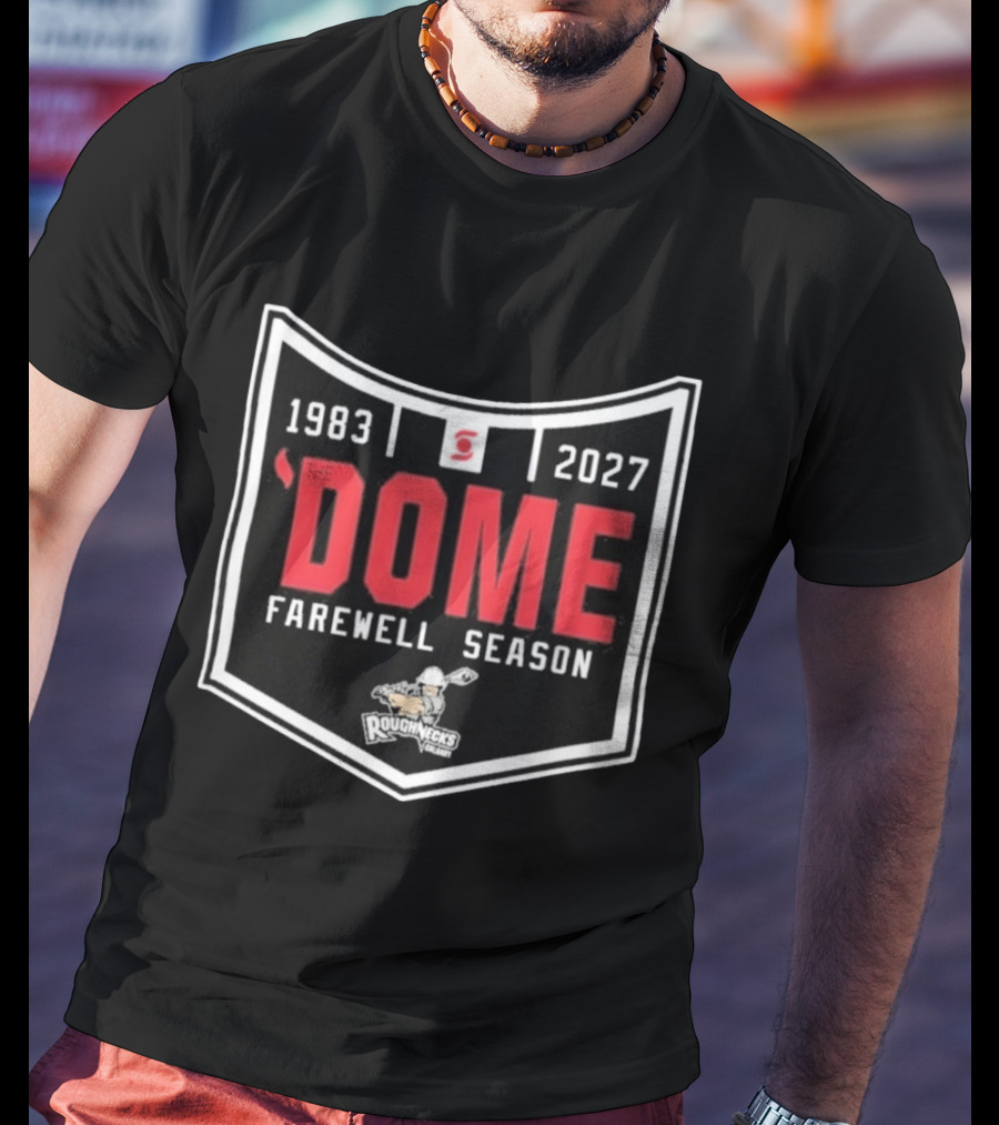 1983 2027 The Dome Farewell Season Calgary Roughnecks NLL T-Shirt