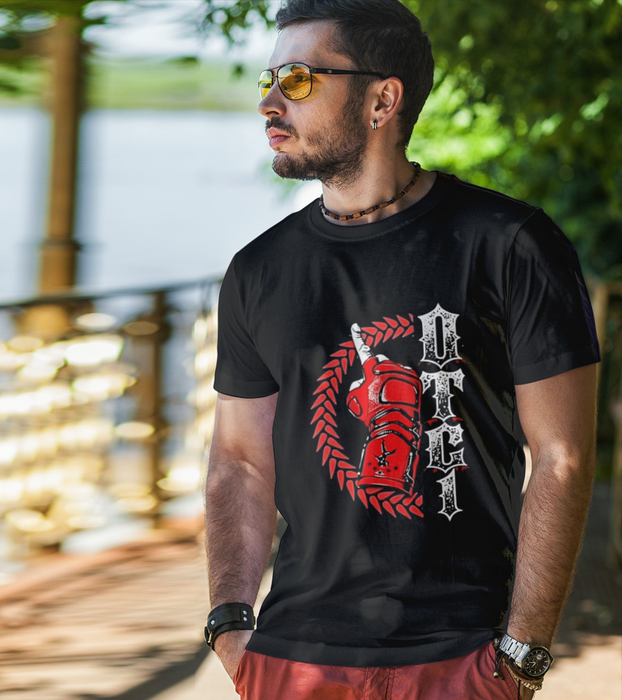 The Elite Bullet Club Pro Wrestling All Elite Wrestling AEW OTTC1 Red Glove T-Shirt