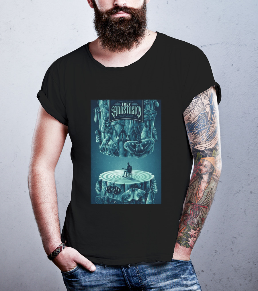 Trey Anastasio Acoustic Evening May 29 30 2026 Wilma Missoula MT Moth T-Shirt