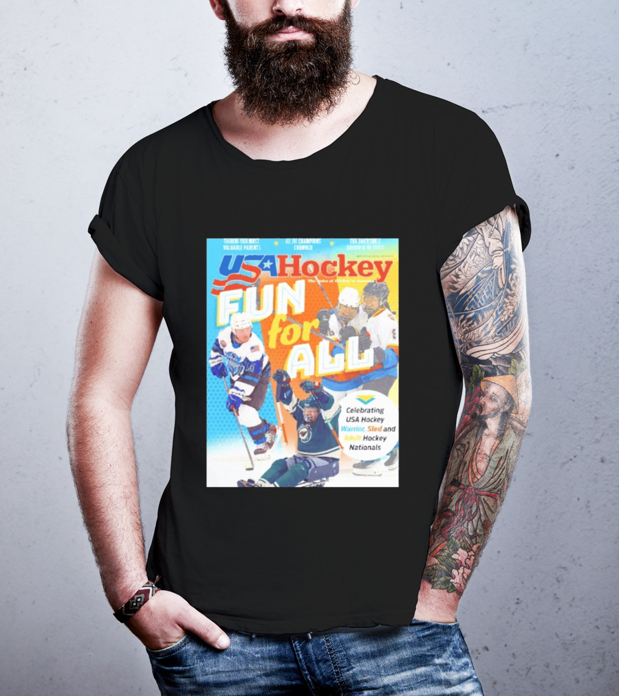 USA Hockey Fun For All Celebrating Warrior Sled And Adult Hockey Nationals T-Shirt