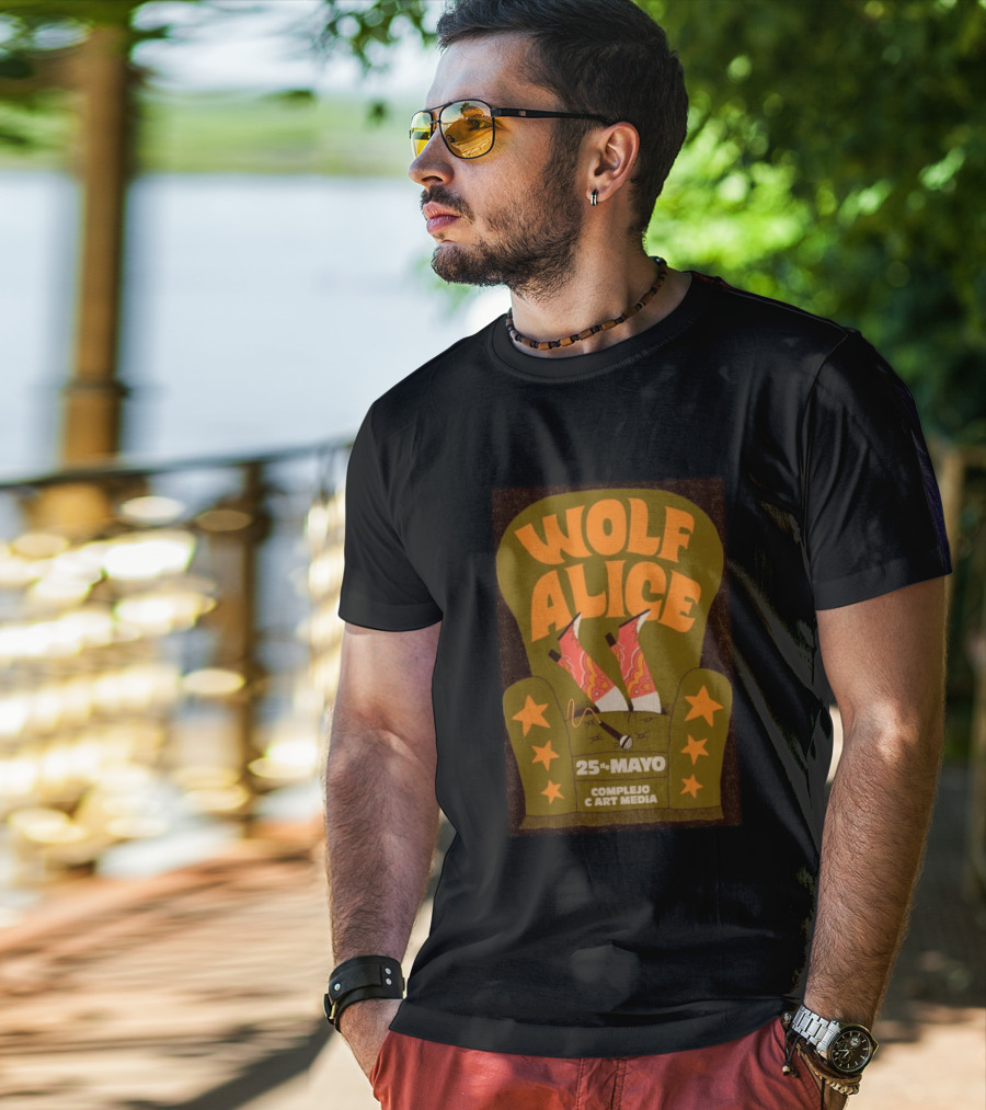 Wolf Alice Complejo C Art Media 25 De Mayo 2026 T-Shirt