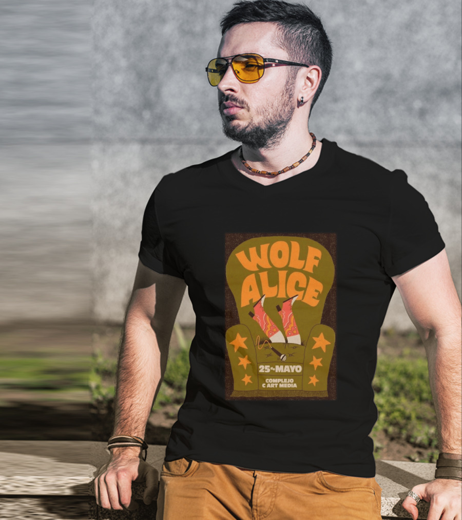 Wolf Alice Complejo C Art Media 25 De Mayo 2026 T-Shirt