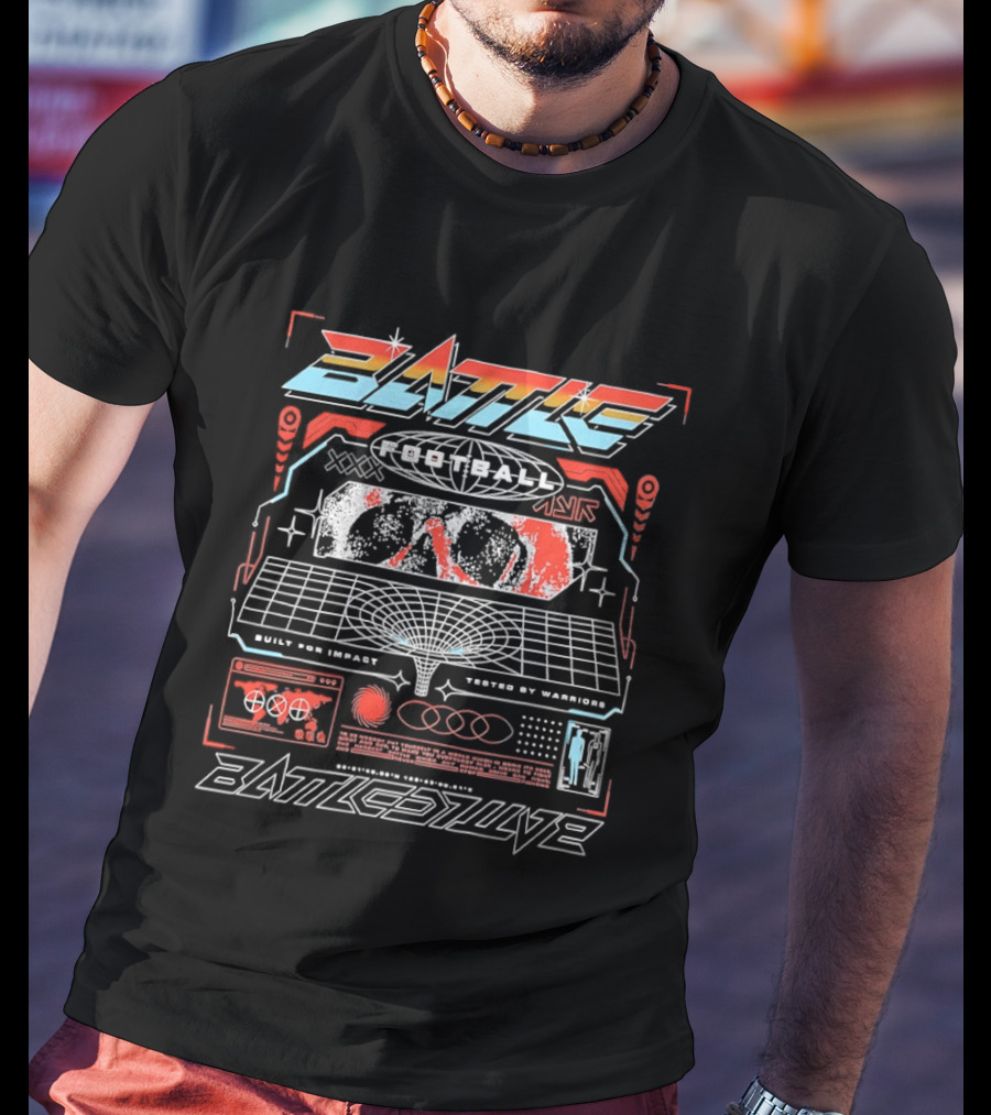 BattleStyles Built For Impact Tested By Warriors Tactical Blueprint T-Shirt