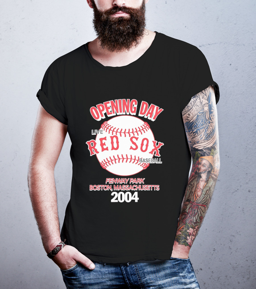 Opening Day Red Sox Fenway Park Boston Massachusetts 2004 T-Shirt
