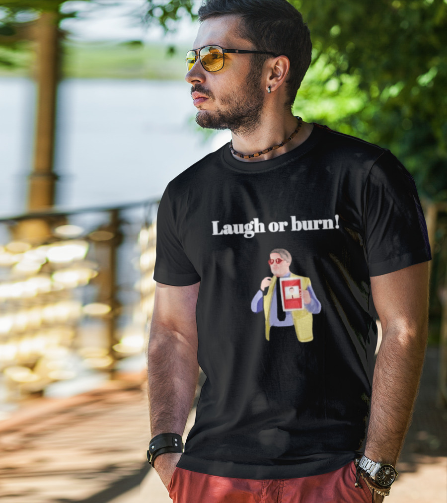 Hannibal Lecter Laugh Or Burn Will Graham The Running Man T-Shirt