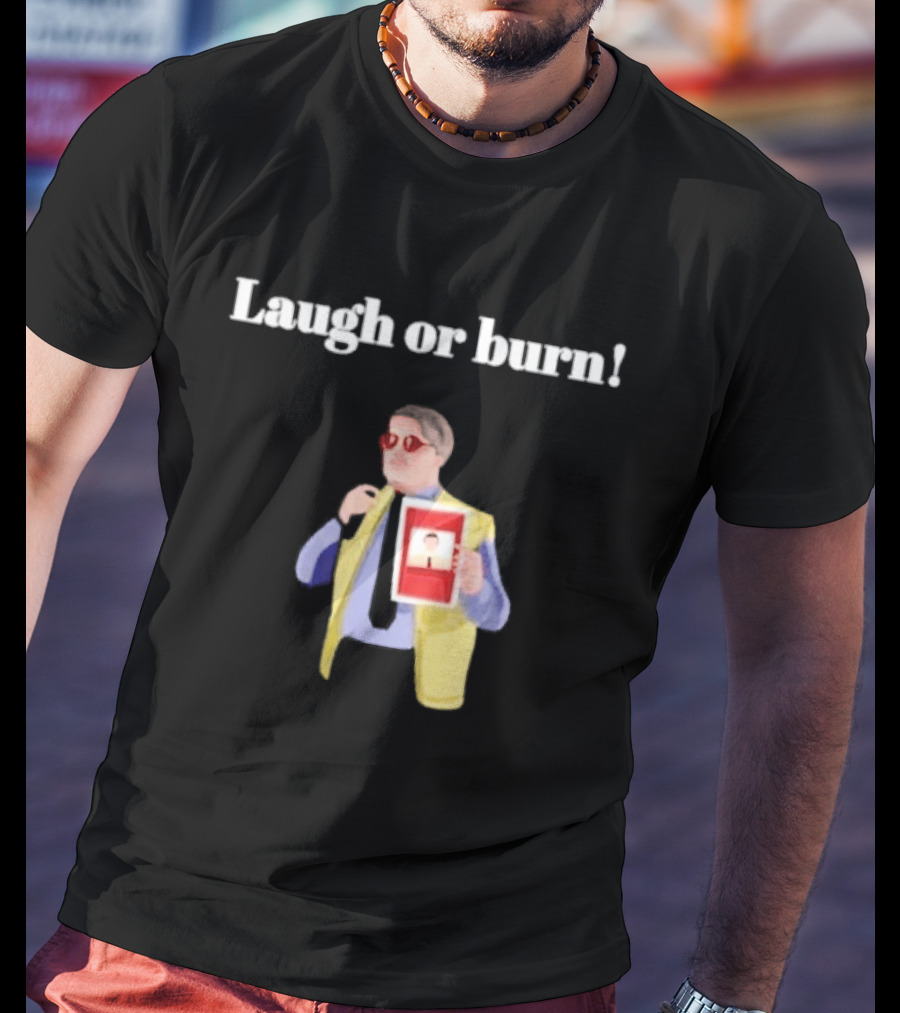 Hannibal Lecter Laugh Or Burn Will Graham The Running Man T-Shirt