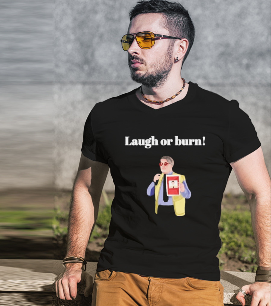 Hannibal Lecter Laugh Or Burn Will Graham The Running Man T-Shirt