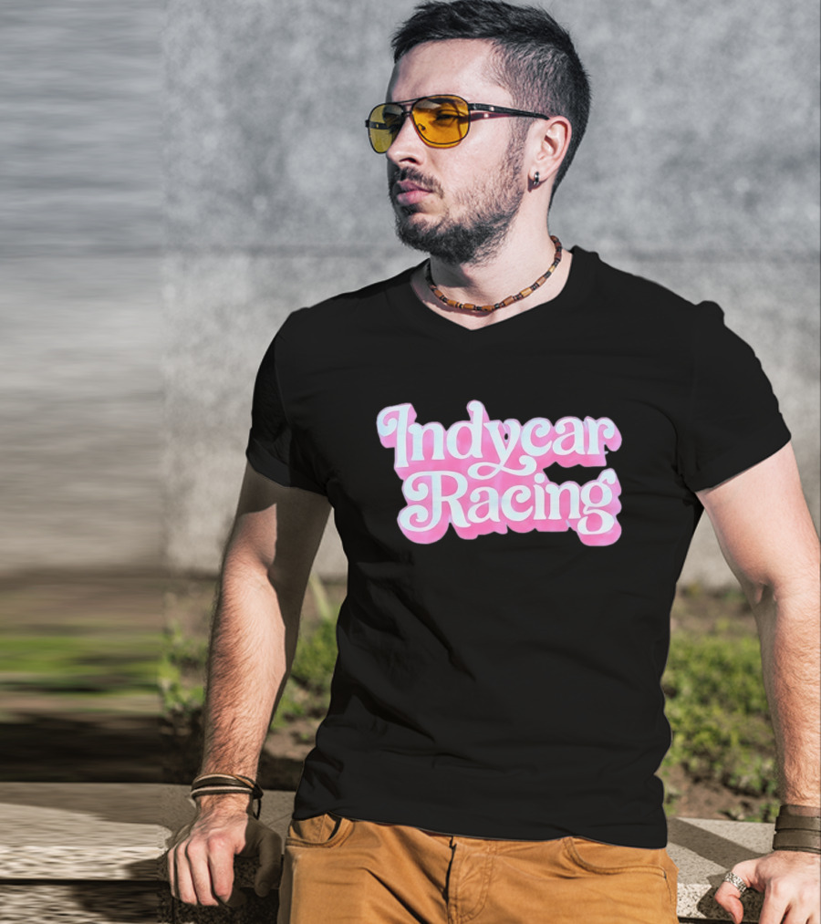 IndyCar Racing Barbie Pink T-Shirt