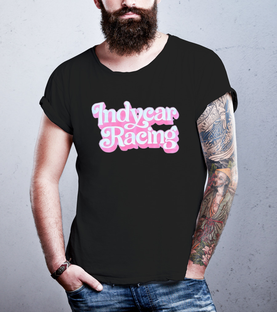IndyCar Racing Barbie Pink T-Shirt