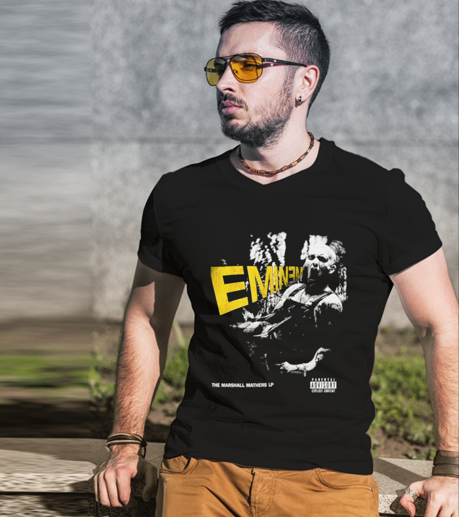 Dominik Szoboszlai Eminem The Marshall Mathers LP Parental Advisory T-Shirt