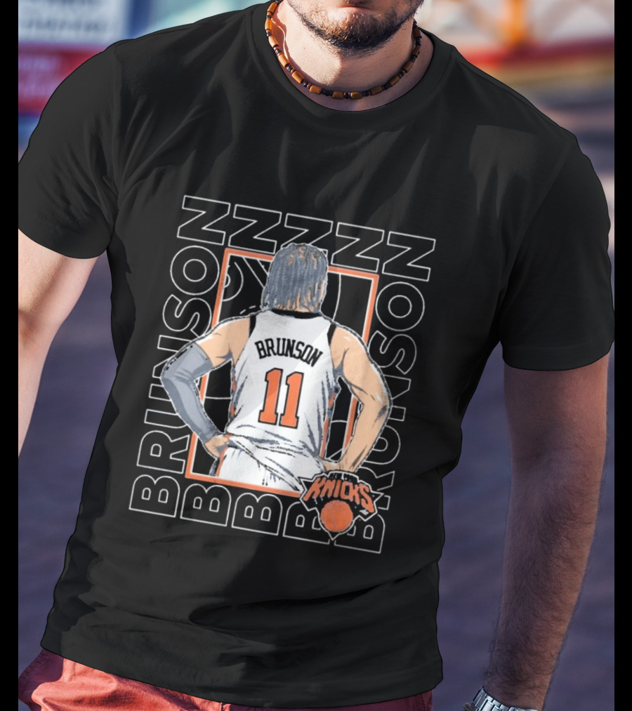 BRUNSON 11 New York Knicks Jalen Brunson ZZZZ T-Shirt