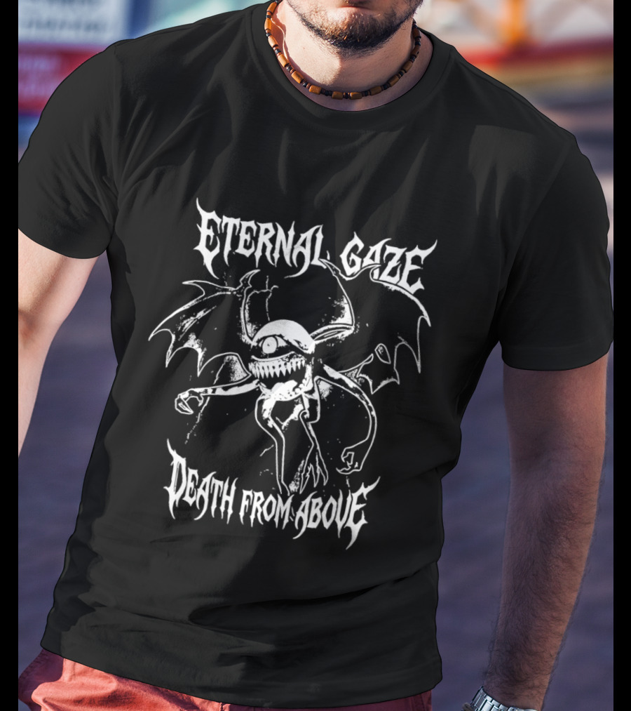 Eternal Gaze Death From Above Winged Creature T-Shirt