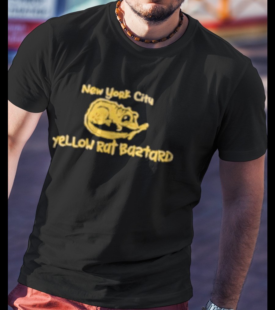 New York City Yellow Rat Bastard Iconic Urban Streetwear Brand T-Shirt
