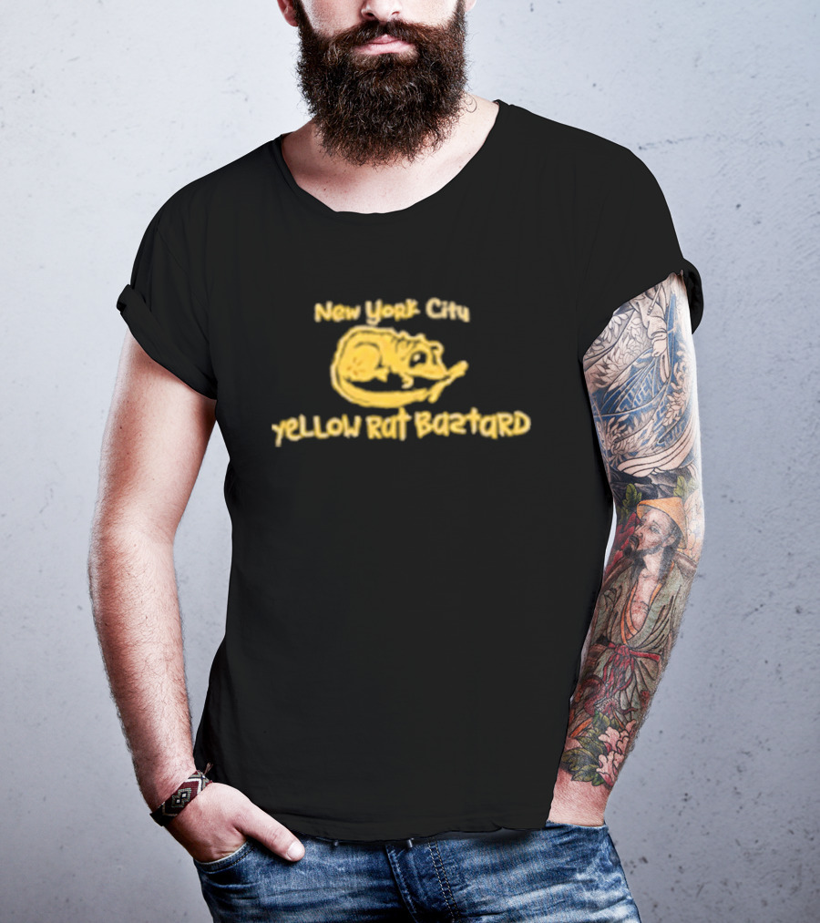 New York City Yellow Rat Bastard Iconic Urban Streetwear Brand T-Shirt