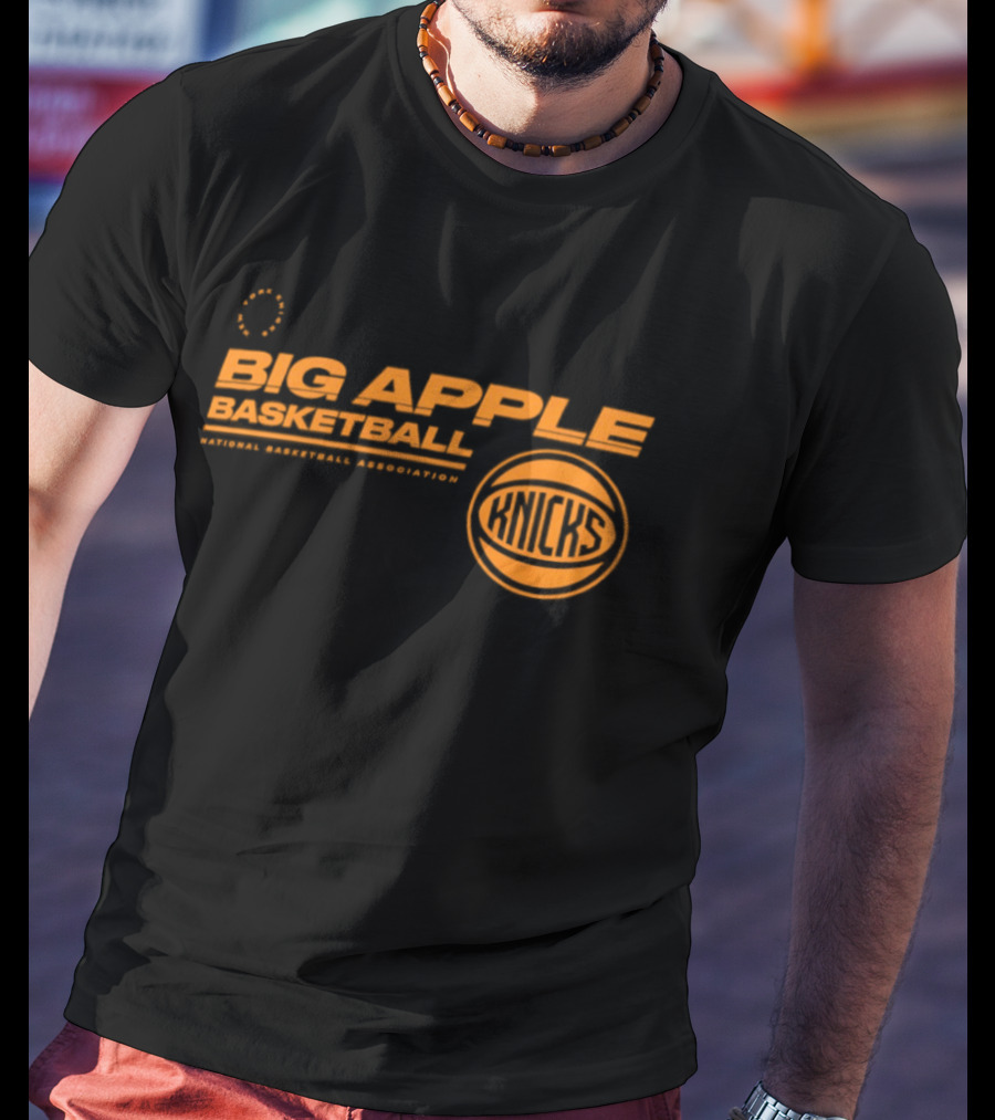 Big Apple Basketball New York Knicks National Basketball Association T-Shirt