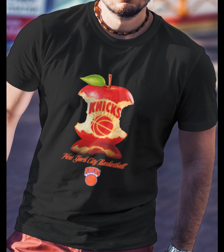 New York Knicks Big Apple Basketball NYC T-Shirt