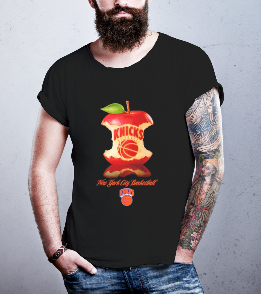 New York Knicks Big Apple Basketball NYC T-Shirt
