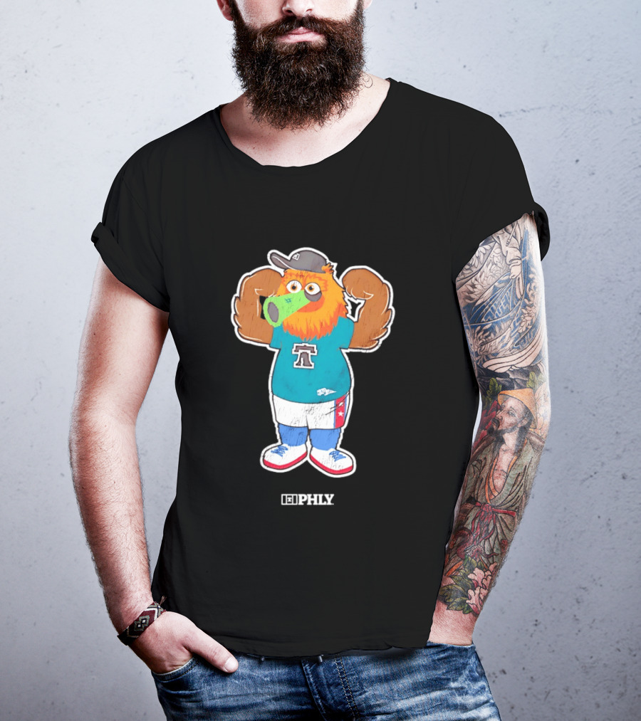 Phillie Phanatic Peashooter Phillies Eagles Plants Vs Zombies Mashup PHLY Fan T-Shirt