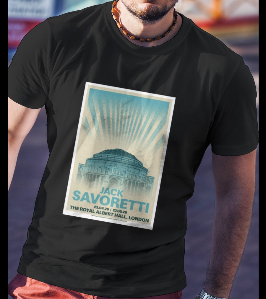 Jack Savoretti The Royal Albert Hall London Tour 23.04.26 27.05.26 T-Shirt